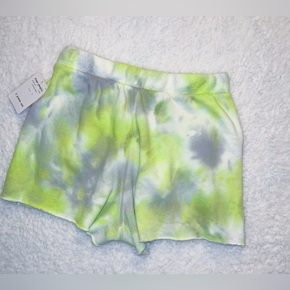 Free People NWT Medium Kelly Washed Full Set in Citron and Grey - Picture 13 of 16
